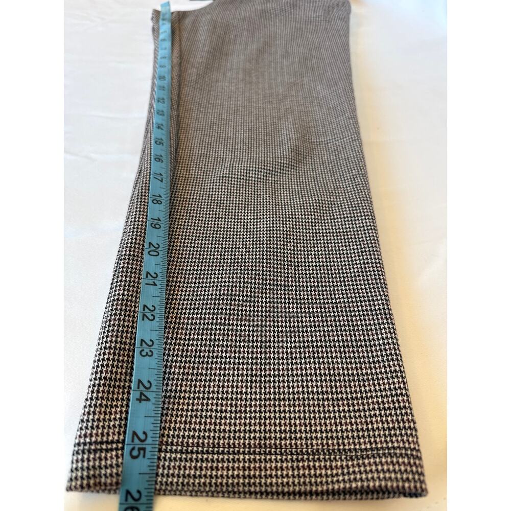 Houndstooth Ankle Pants Elastic Waist Workwear & Casual Trousers XS - Picture 7 of 8